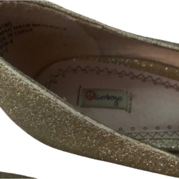 Olsenboye Sparkly Gold Pumps - Picture 6 of 10